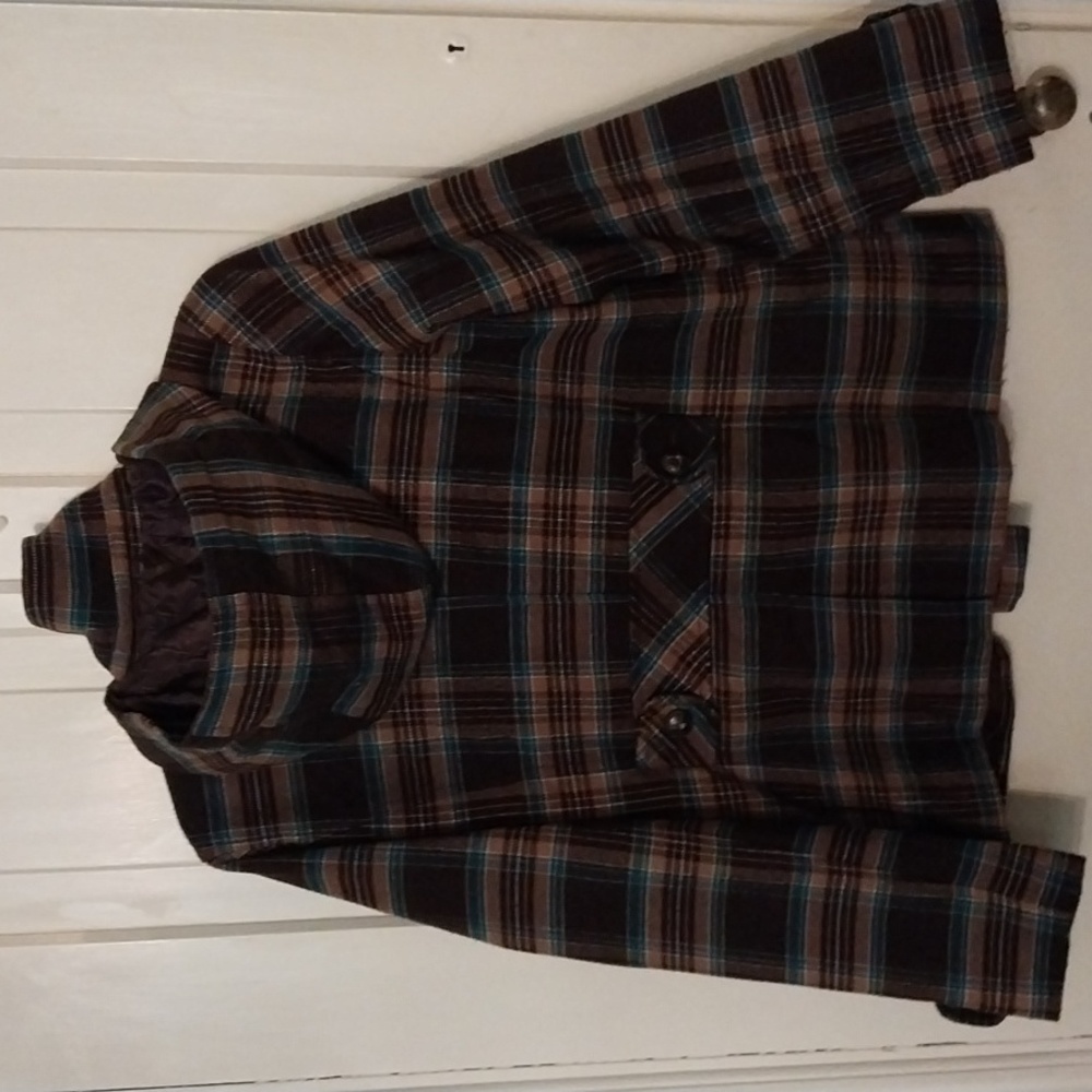 Plaid Winter Jacket - image 7